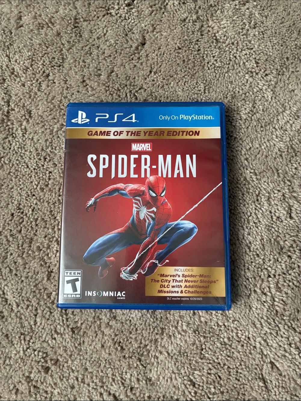 Sony PS4 Spider-Man Game of the Year Edition - Red & Blue